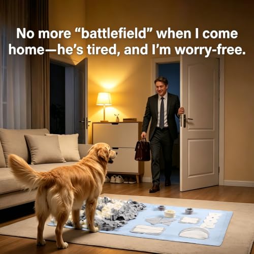 Snuffle Mat for Dogs (Blue / Medium 22x38 inch)