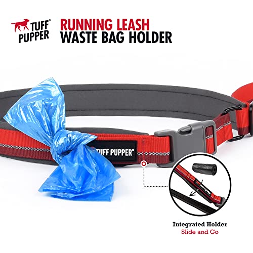 Hands Free Bungee Dog Leash (Fiery Red)