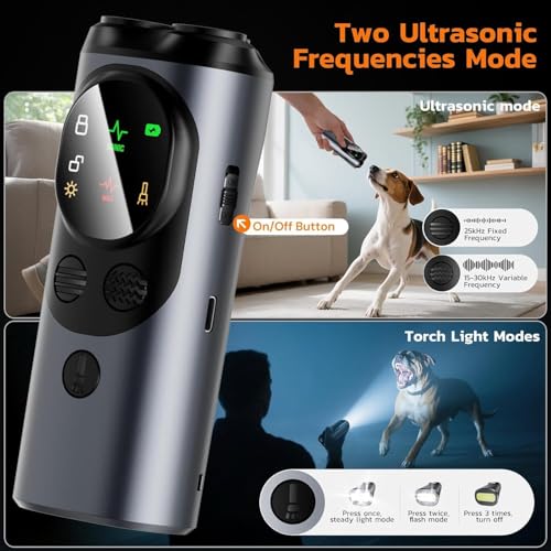 Dog Bark Deterrent Devices Anti Barking Device for Dogs Outdoor & Indoor