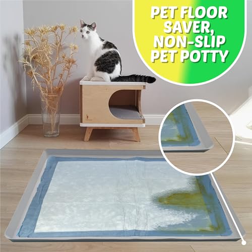 Dog Pee Pad Holder (1 Pack / Light Grey)