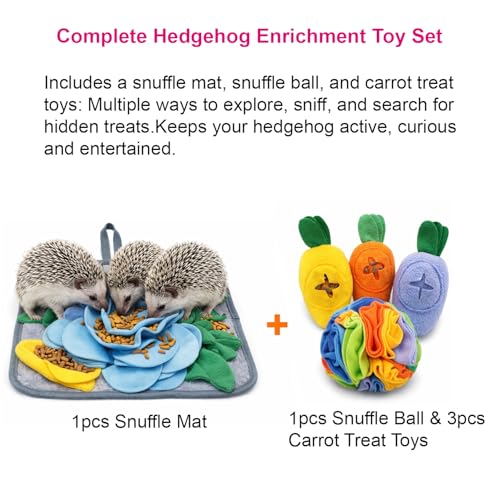 5Pcs Hedgehog Foraging Toy