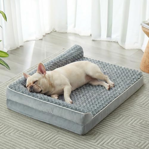 Orthopedic Washable Dog Bed (Gray / 30.0"l x 20.0"w x 6.5"th)