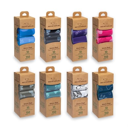 Poop Bags for Dogs (Assorted Colors 3 / 600 Bags)