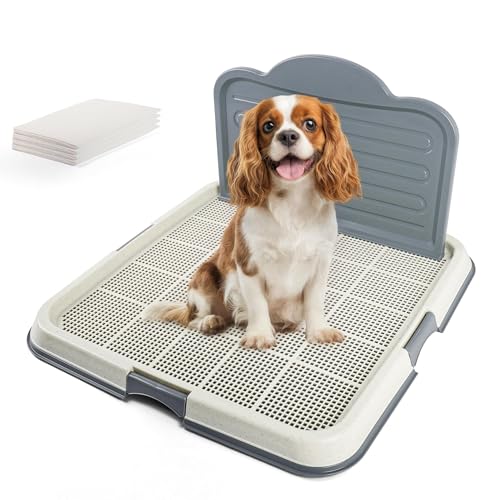 Dog Pee Pad Holder Tray with Splash Guard