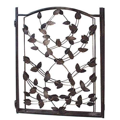 Products TT Leaf Design Metal Pet Gate