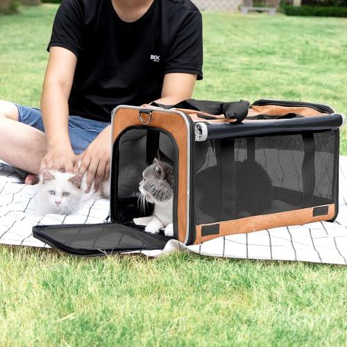 Dog Carry Bag Puppy (Muskmelon-Orange / 18.1"L x 11.8"W x 11.8"H)
