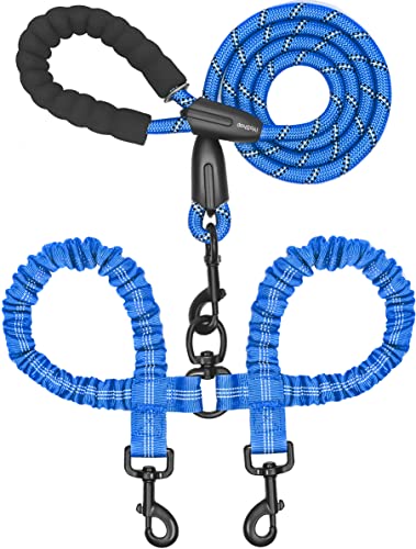Double Dog Leash (Royal Blue / Large)
