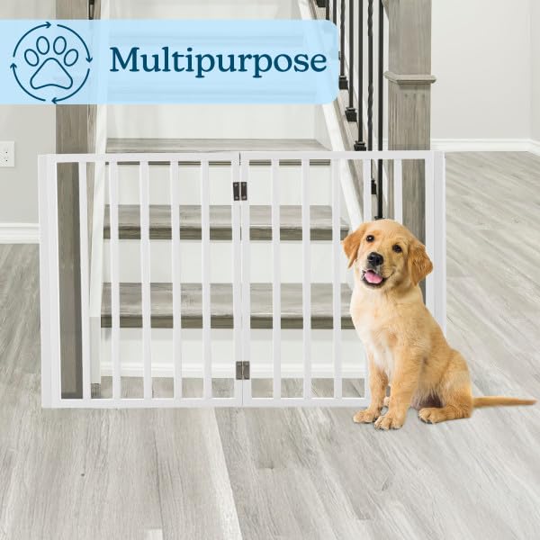 Indoor Pet Gate (White / 4 Panel)
