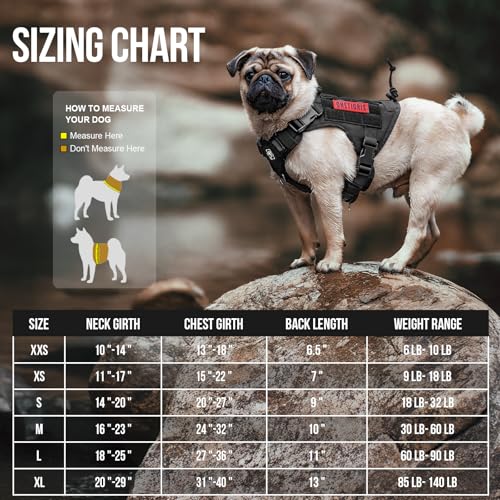 Tactical Dog Harness (Large / Black)