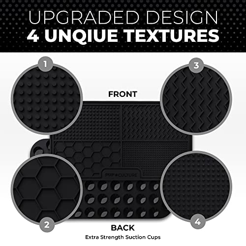 Dog Lick Mat for Dogs (1 Pack / Black)