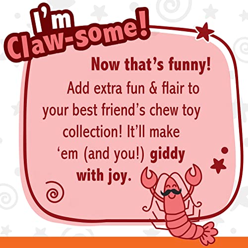 Lobster Power Chew Toy for Dogs (Lobster 1 Pack / Small)