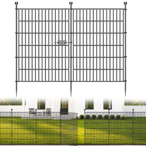 No Dig Garden Fence Outdoor for Yard (40 in(H) X 11.8 ft(L))