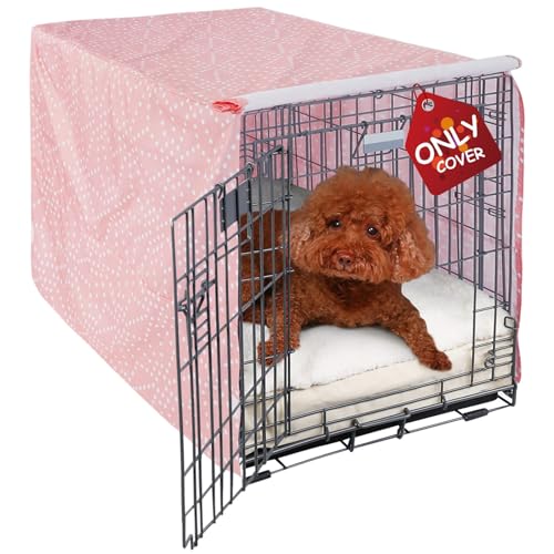 Pattern Dog Crate Cover (Princess Pink / 24.0"L x 18.0"W x 20.0"H)