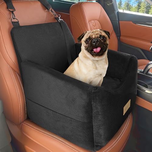 Dog Car Seats for Small Medium Dogs Under 35lbs (Black / Small/Medium)
