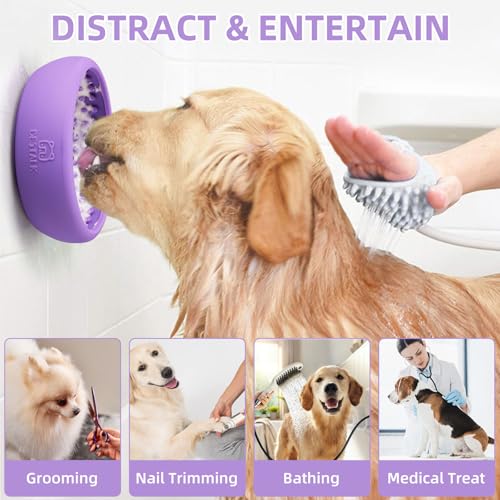 Dog Lick Bowl (Large / Purple)