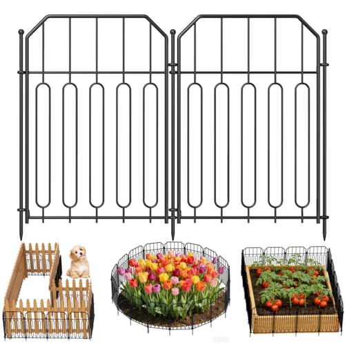 Garden Fence Total 25ft (Square arch with Curved)