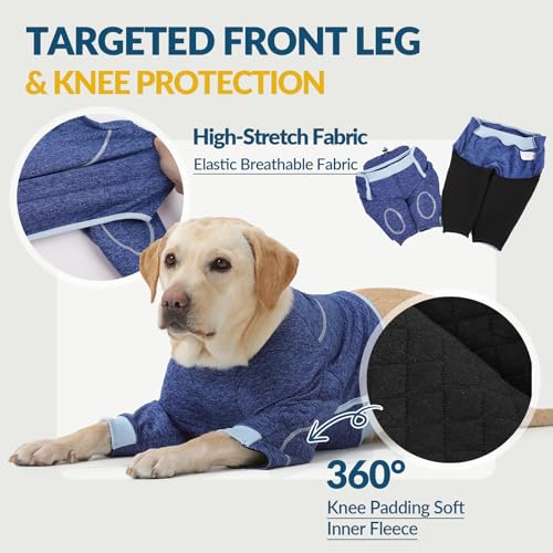 Dog Recovery Sleeve (L / Blue)