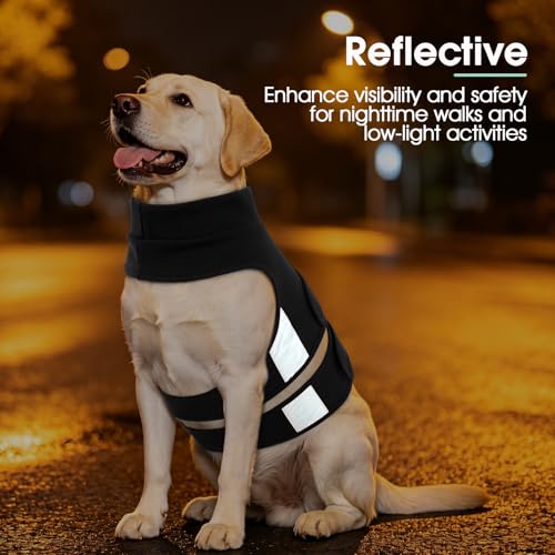 Dog Calming Vest for Anxiety Relief (Midnight Calm / M (Chest 20-24.4"))