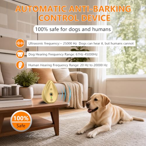 Ultrasonic Anti Barking Device for Dogs (Gold Anti Barking Device)