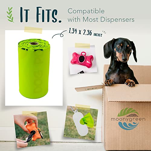 Compostable Dog Poop Bag Rolls (1 Count (Pack of 360))