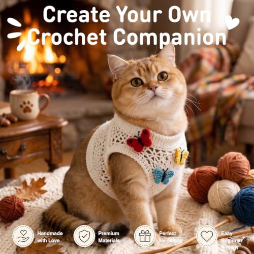 DIY Crochet Pet Clothes Kit for Beginners