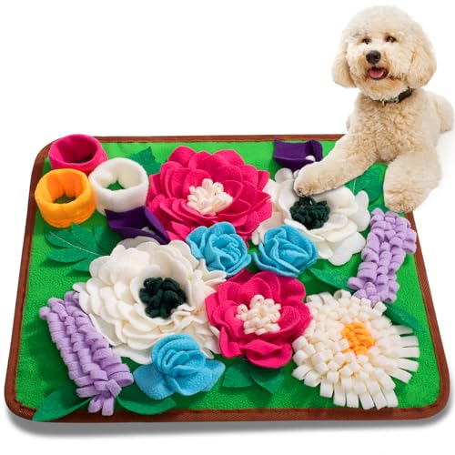 Snuffle Mat for Dogs Pet Treats Feeding Mat for Small (Green)