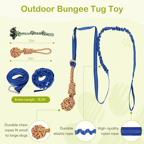Outdoor Dog Bungee Tug Toy (Large)