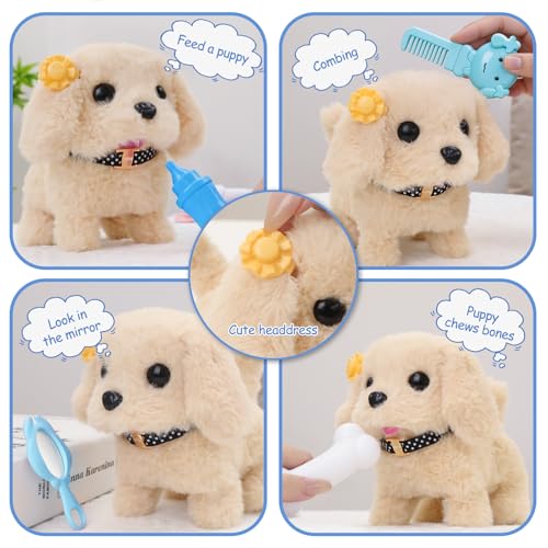 16 Pcs Robot Dog Toys for Boys (BLUE)