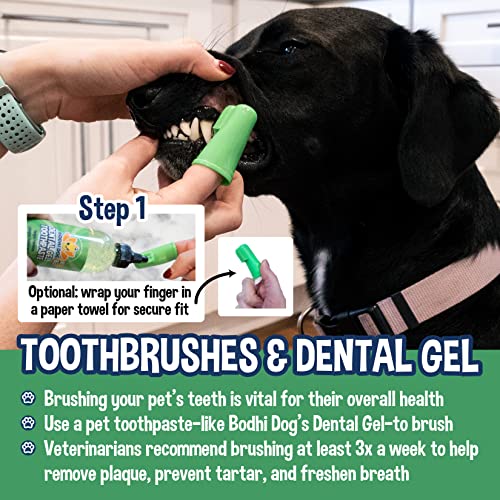 Finger Toothbrush for Dogs & Cats (1 Count (Pack of 8))