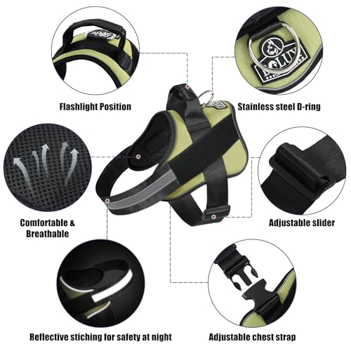 Dog Harness No (XX-Large (Pack of 1) / Matcha)
