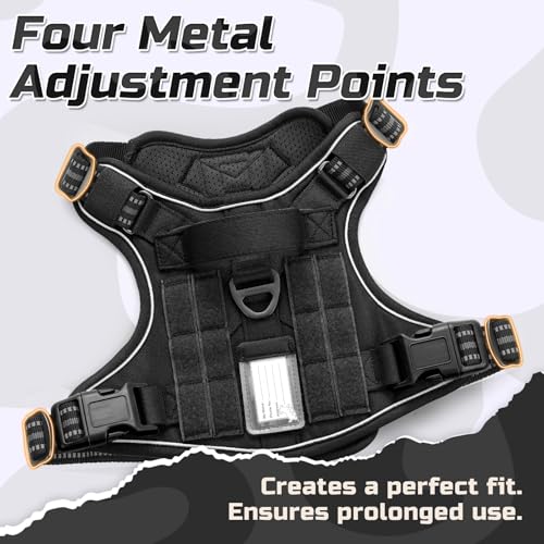 Tactical Dog Harness for Small (Black / Small)