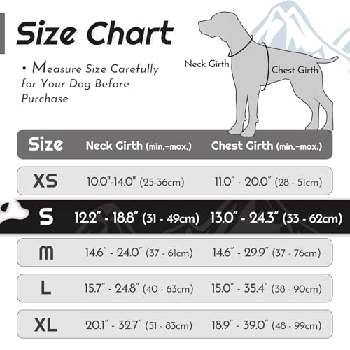 Dog Harness for Small Dogs (Small / Black)