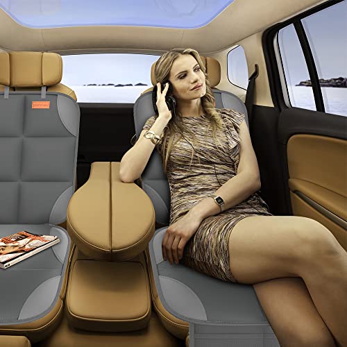 2 Pack Car Seat Protector (Dark Gray / 2PS)