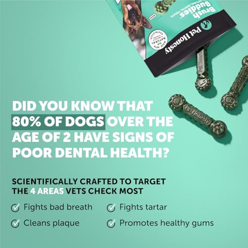 Brush Buddies Vet Backed Dog Dental Chews (8 Count (Pack of 1))