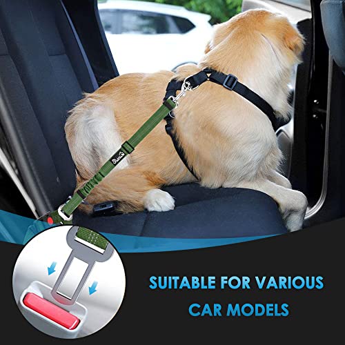 Dog Seat Belt for Car (H.Green)