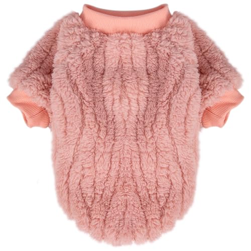Dog Sweater 3 (Ivory,Pink,Coral / X-Small)