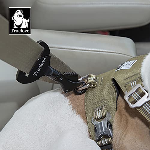 Truelove Lightweight Dog Car Seatbelt Safety Buckle Lock (Unisize / Green/Gray)