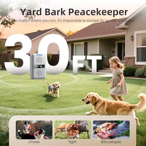 Dog Bark Deterrent Device (White)