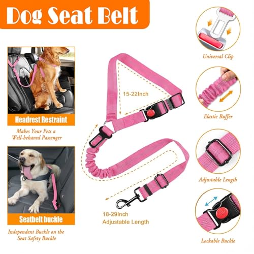 No Pull Dog Harness (Medium / Pink)