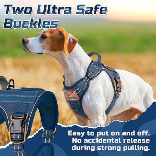Tactical Dog Harness for Small (Blue / Small)