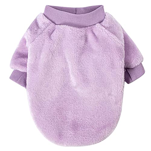 Small Dog Sweaters (Pink,Light purple / Medium)