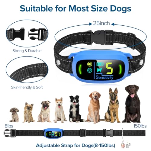 Dog Bark Collar (Blue)