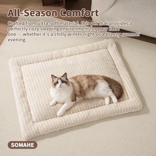 Self Warming Cat Bed Mat (Milk / M(23.6×15.7x 1.5inch))