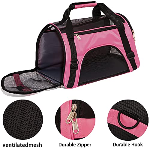 Cat Carrier for Cats Soft (Small-Pink)