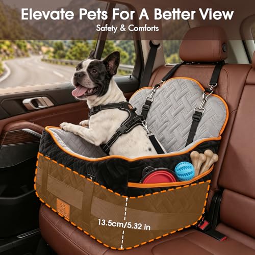 Dog Car Seats for Small Medium Dogs up to 35 lbs