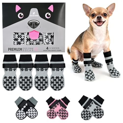 Dog Paw Socks (XS(Pack of 4))