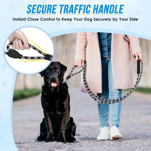 Hands Free Dog Leash (Black Diagonal Stripe)
