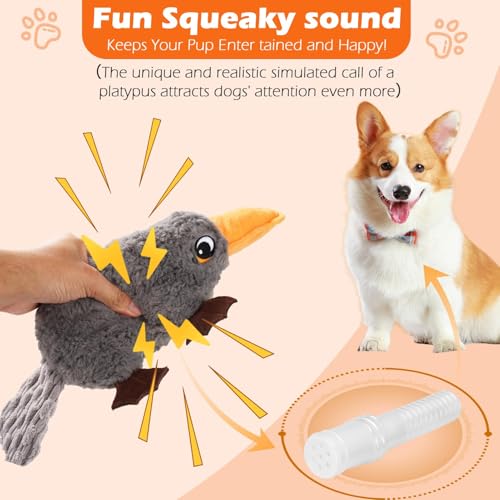 15" Squeaky Platypus Dog Toy (Platypus)