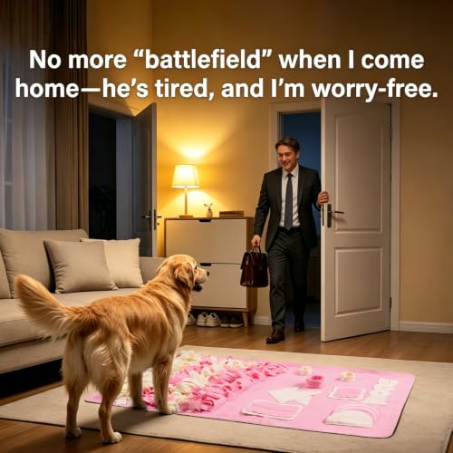 Snuffle Mat for Dogs (Pink / Medium 22x38 inch)
