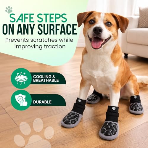 MaxGrip PAWWEAR Anti‑Slip Dog Socks (X-Large)